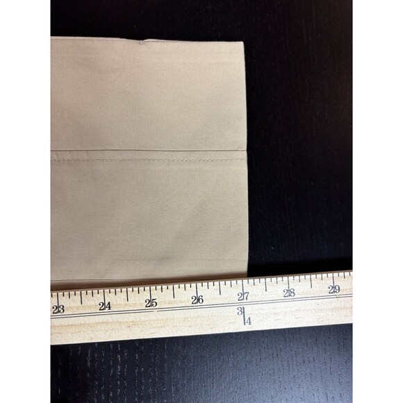 Tory Burch Callie Khaki Pants Tan Camel Size 8 Skinny Stretch Flat Front Pull On - Picture 10 of 12
